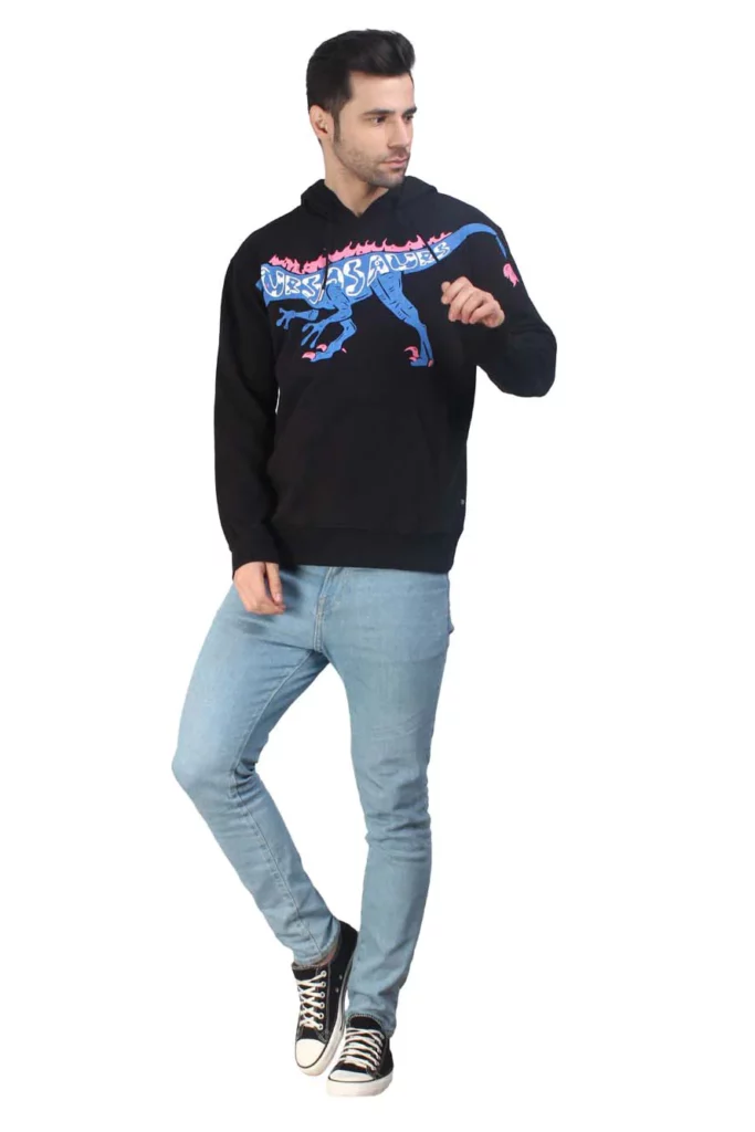 DINO BLACK HOODIE