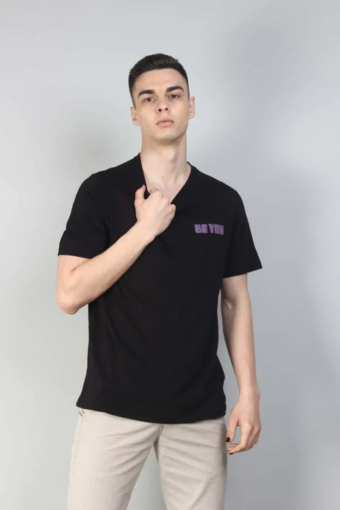 Black T-Shirt – Dragon Fly Design