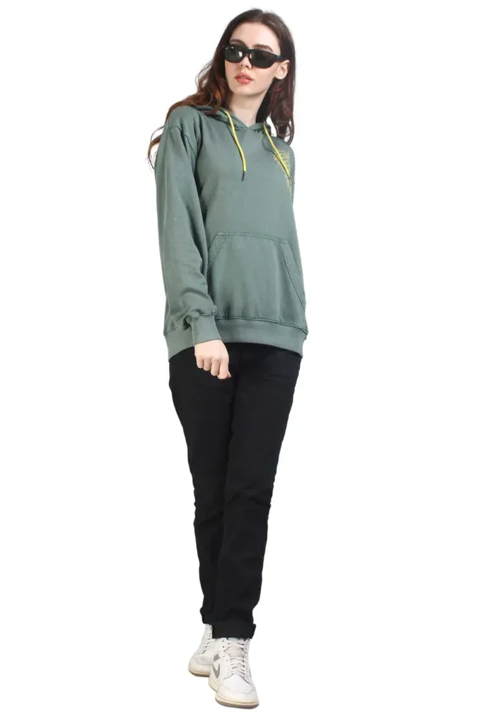 SPIRAL LOGO TURQUOISE HOODIE