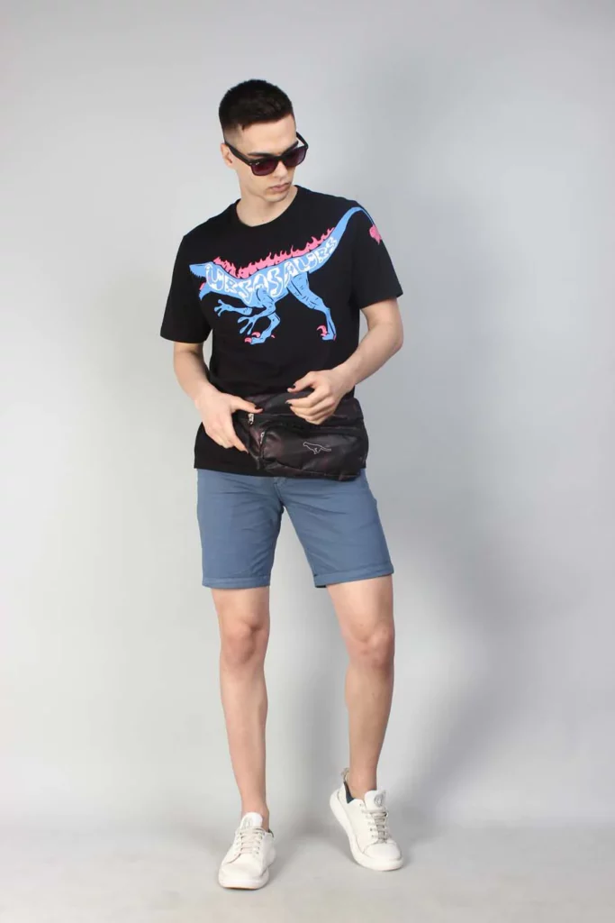Black Graphic Tees – Dino Design