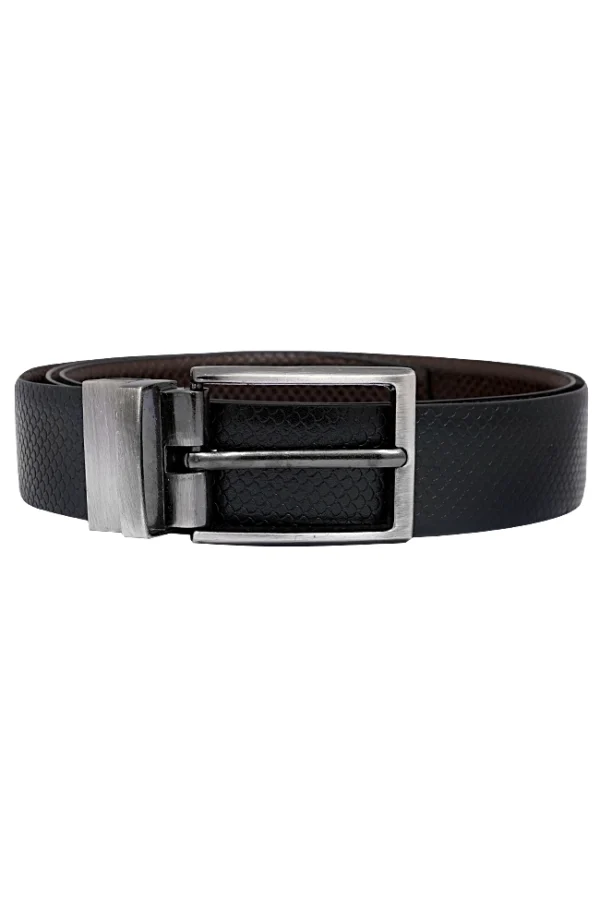 Real Leather Reversible Belt Styled with Formal Pants