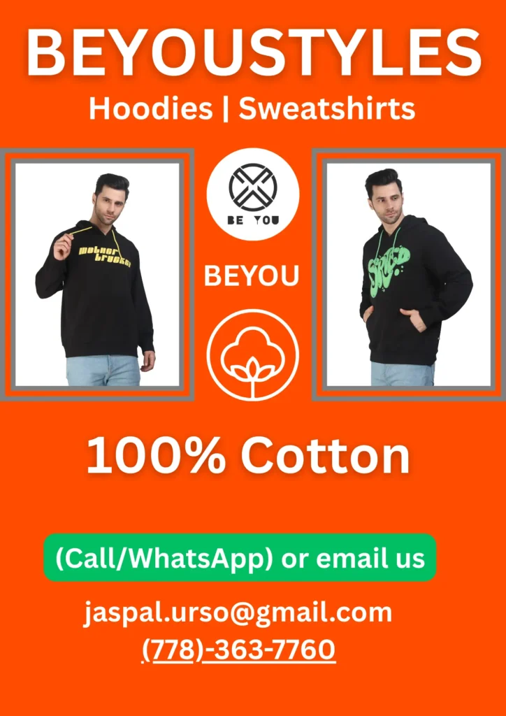 cotton hoodie men under $150 CA