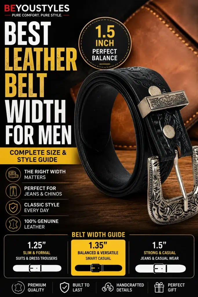 Best Leather Belt Width for Men – Beyoustyles