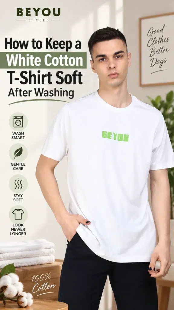 How to keep a white cotton T-shirt soft after washing – Beyoustyles