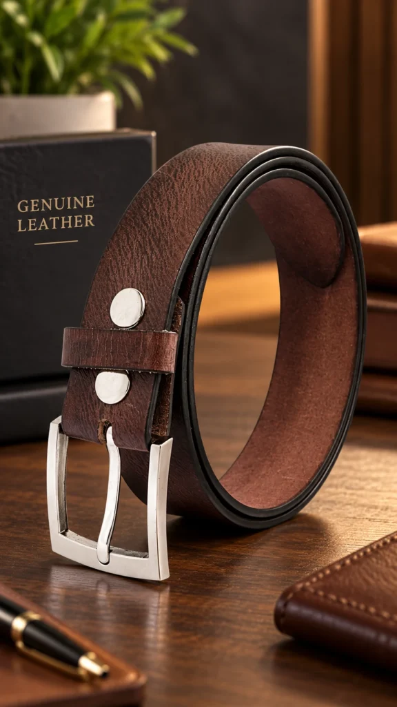 How to care for a genuine leather belt for men
